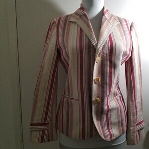BCGB Max Brand Pink stripes blazer, size 2